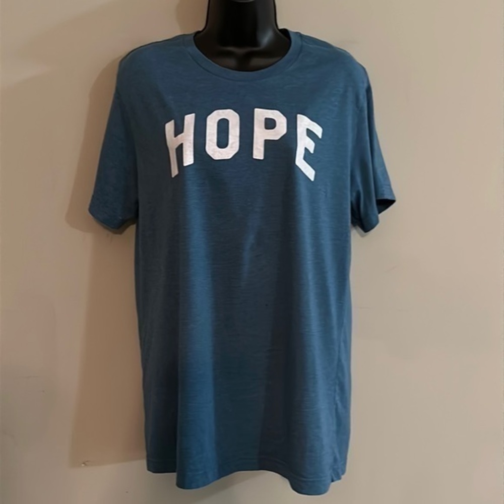 UNISEX Blue Hope Shirt SIZE LARGE